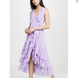MISA Los Angeles Ilune Dress in Lilac BNWT